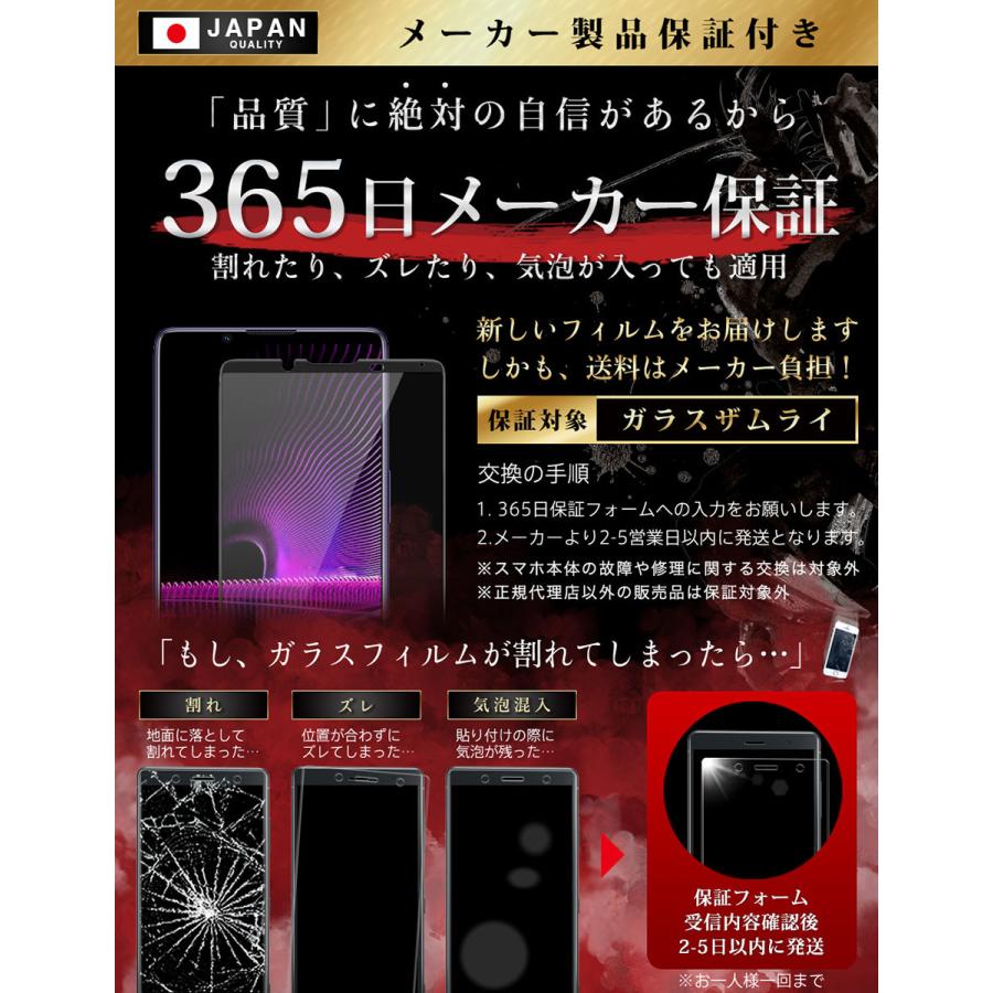 ガラスザムライ Xperia 1 III ガラスフィルム SOG03 全面保護フィルム