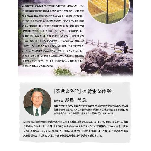 家庭用温浴器】玉川の湯けむり（オリジナル）【玉川温泉湯の花