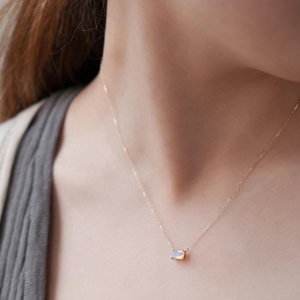 Jewel closet by L&Co. ネックレス レディース オパール スクエア