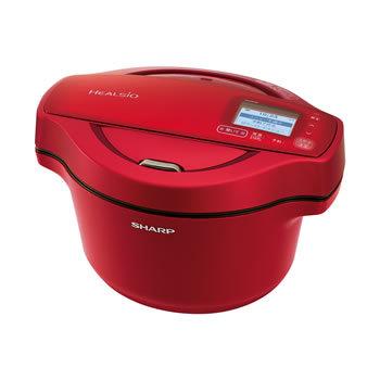 ヘルシオ ホットクック KN-HW16F-R シャープ 水なし自動調理鍋 1.6L