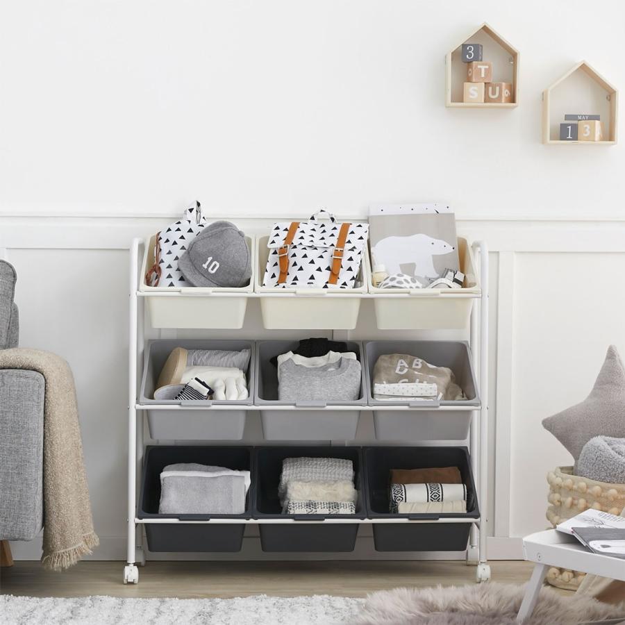 LOWYA（ロウヤ） おもちゃ 収納 棚 おもちゃ箱 大容量 ラック おしゃれ