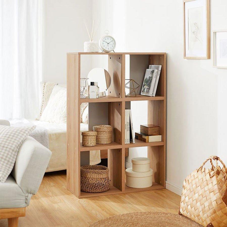 LOWYA（ロウヤ） オープンラック 木製 3段 おしゃれ 幅72 収納ボックス