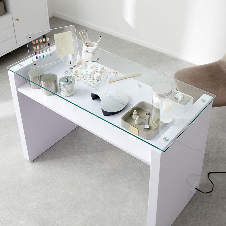 LOWYA（ロウヤ） ネイルデスク単品 おしゃれ ネイルテーブル デスク