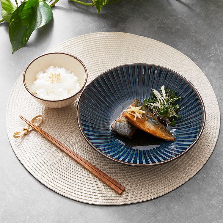 LOWYA（ロウヤ） 食器 4点セット 盛皿 飯椀 2個入り 2セット ペア 軽量