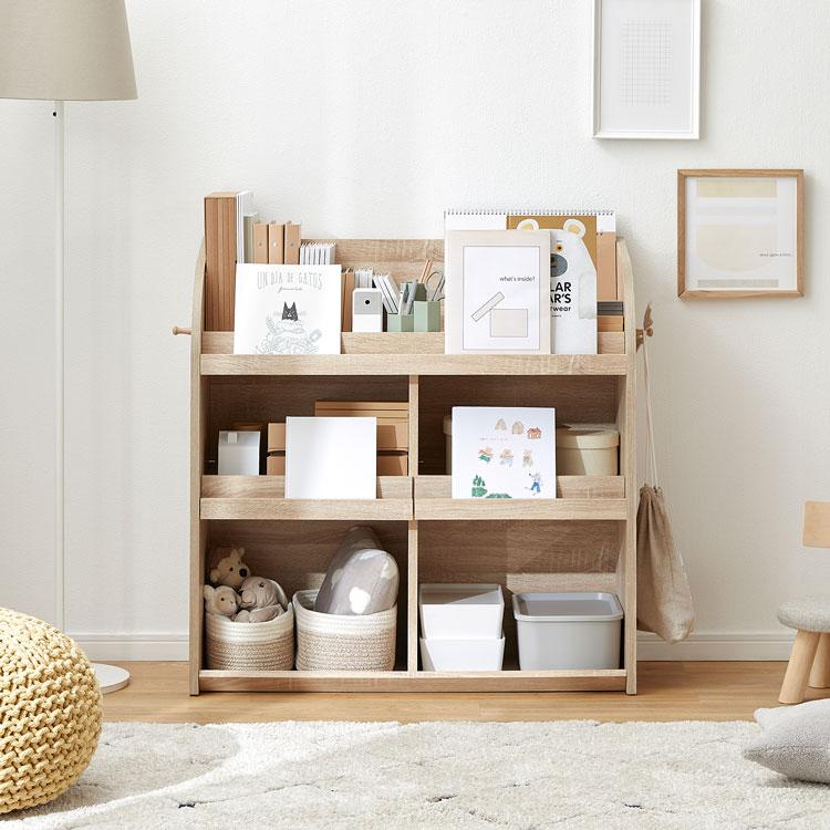 LOWYA（ロウヤ） おもちゃ 収納 絵本棚 ラック ボックス おままごと