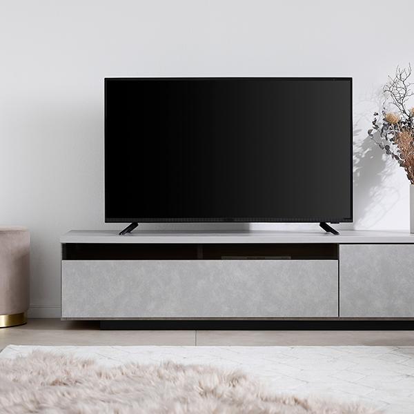 LOWYA（ロウヤ） テレビ台 ローボード 完成品 180cm モルタル調