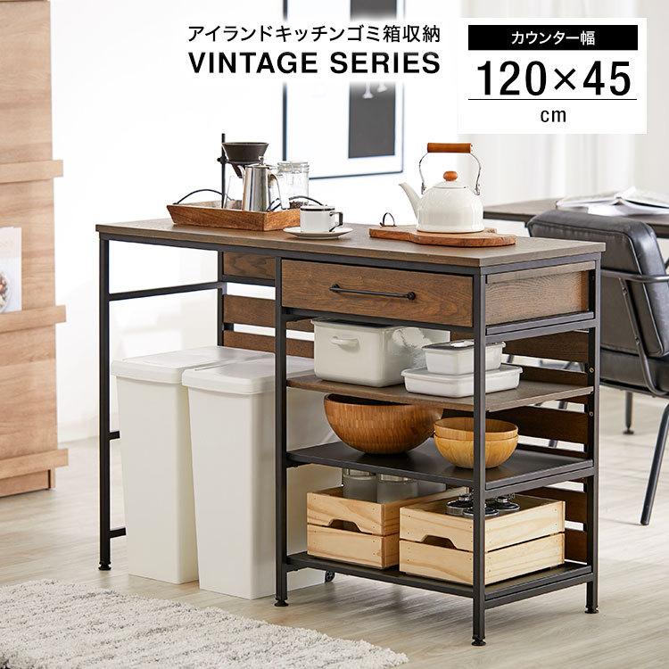 LOWYA（ロウヤ） 幅120 キッチンカウンター おしゃれ キッチン スリム