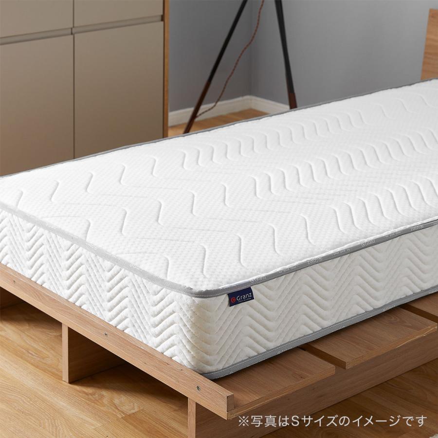 LOWYA（ロウヤ） マットレス ダブル ベッド 18cm 幅140 ポケットコイル