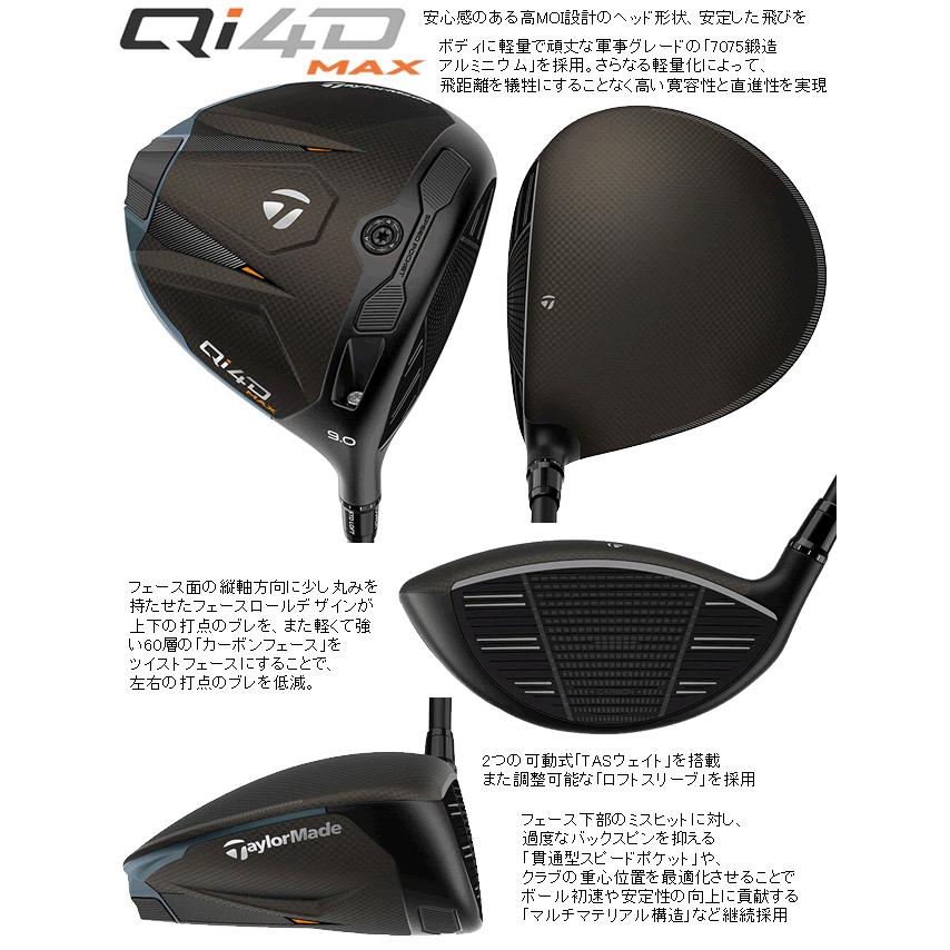 TaylorMade（テーラーメイド） レフティ Qi4D MAX ドライバー