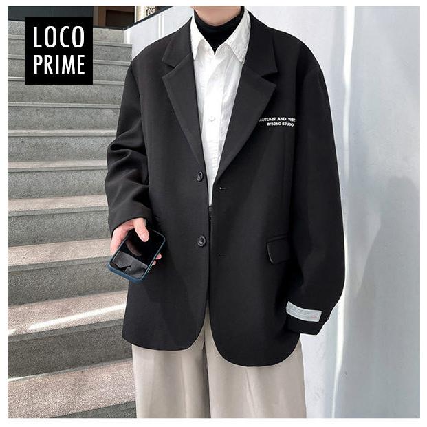 Lサイズ ☆ ブラック＆ホワイト テーラードジャケット BGF0400MA ③単