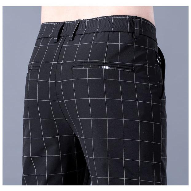ゴルフパンツ チェック柄 格子柄 パンツ メンズ 2021夏 スラックス