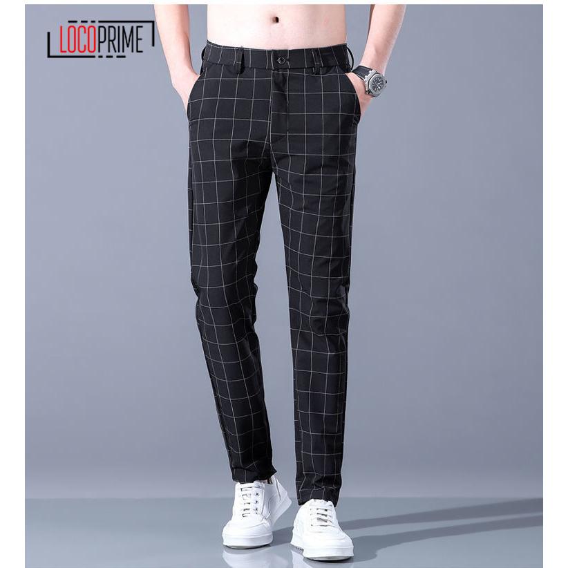 ゴルフパンツ メンズ ゴルフウェア チェック柄パンツ ストレッチ