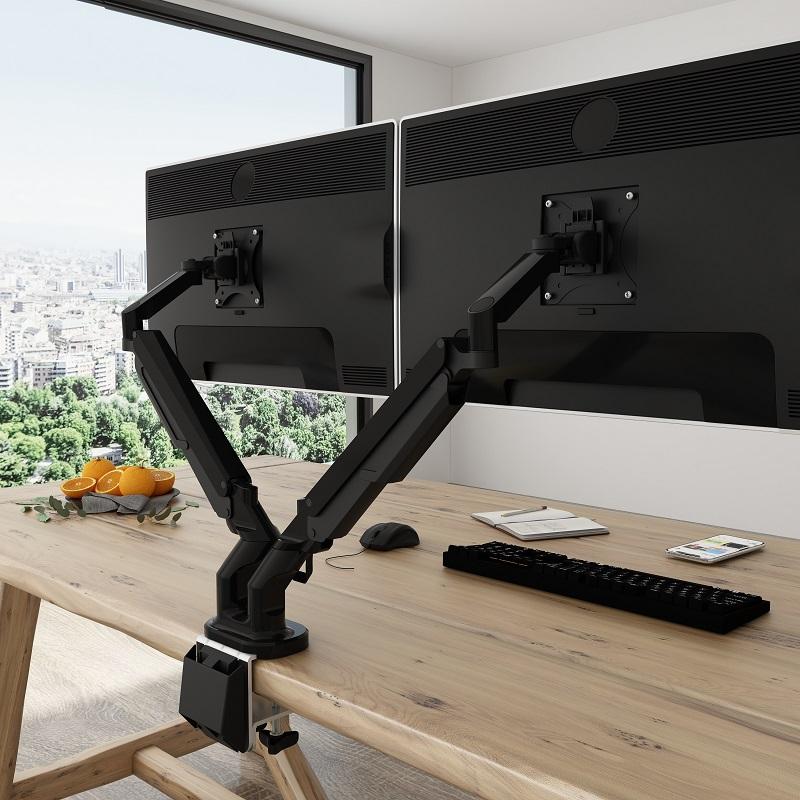 FlexiSpot モニターアーム デュアルモニターアーム 2画面 大型モニター