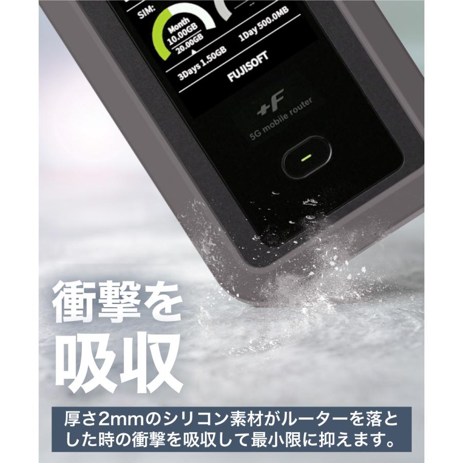 LOE LOE(ロエ) 富士ソフト FS050W 専用 モバイルルーター ケース 日本