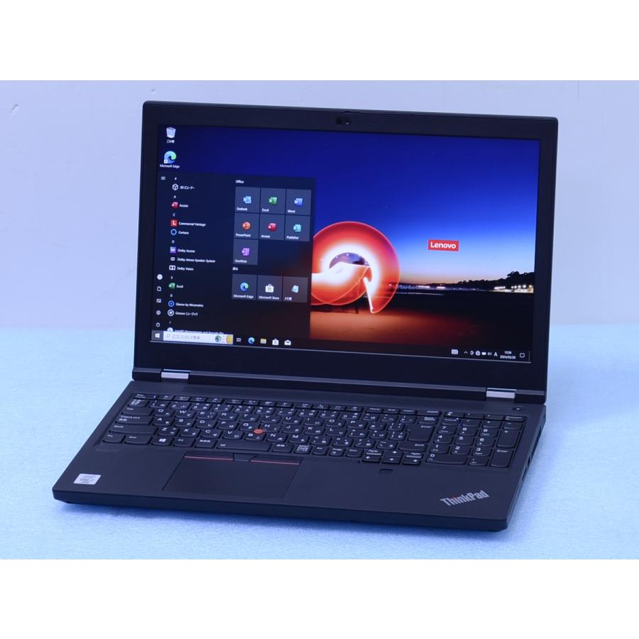 ThinkPad P15 Gen1 LTE/RTX3000 メモリ32GB SSD1TB Core i7 10850H
