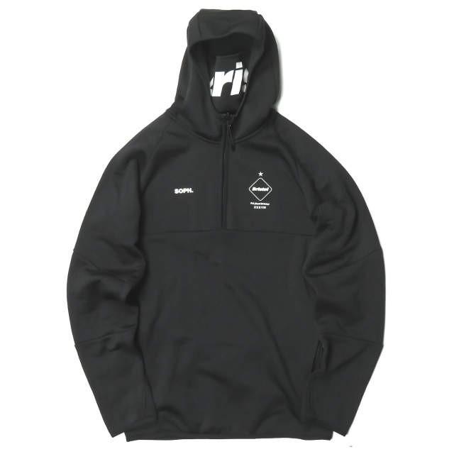 F.C.R.B. 17AW POLARTEC FLEECE HALF ZIP GAITER TOP ゲイター付き