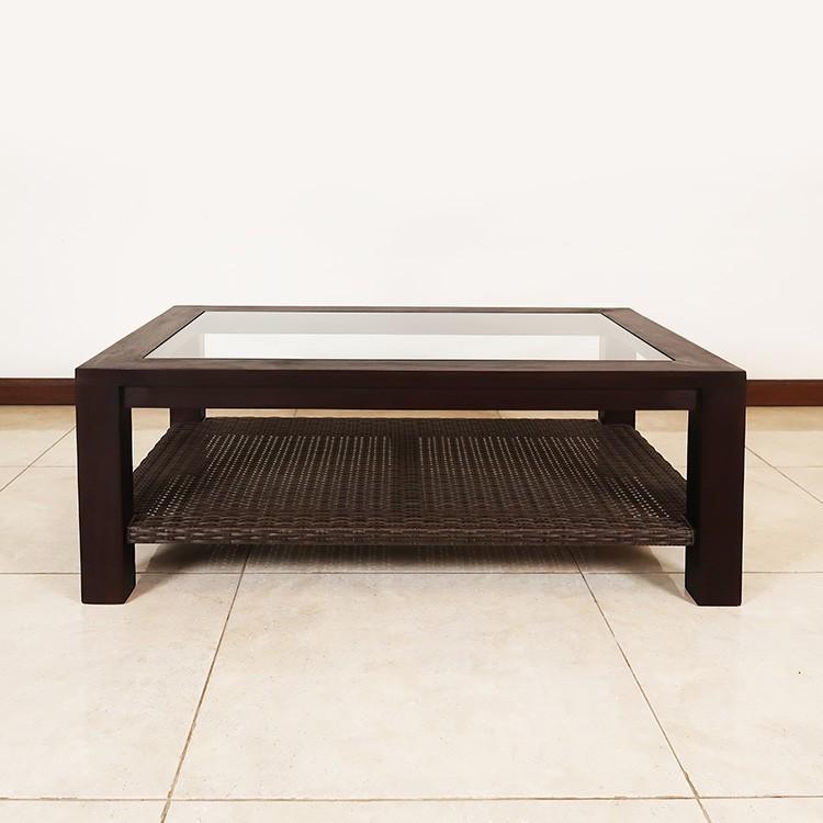 アジアン家具 ローテーブル 木製 おしゃれ 幅90cm チーク無垢材 バリ