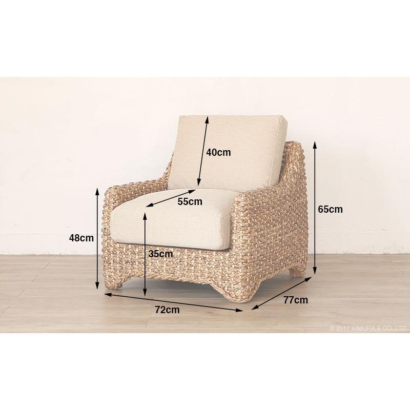 アジアン家具 ソファー 1人掛け 肘付き 椅子 チェアー おしゃれ