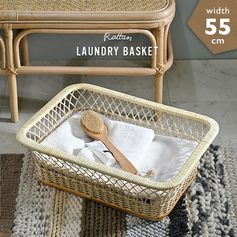 脱衣かご 籐バスケット 脱衣所 脱衣場 業務用 備品 角型 GK404N 爆買