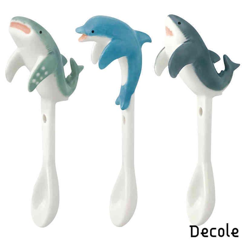 デコレ(DECOLE) るんるんまりん まりんスプーン・3本セット（イルカ