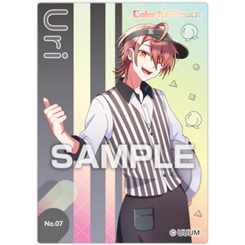 No.07 うり】カラフルピーチ クリアカードコレクションガム カラピチ
