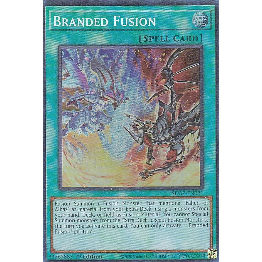 遊戯王 SDAZ-EN021 烙印融合 Branded Fusion (英語版 1st Edition