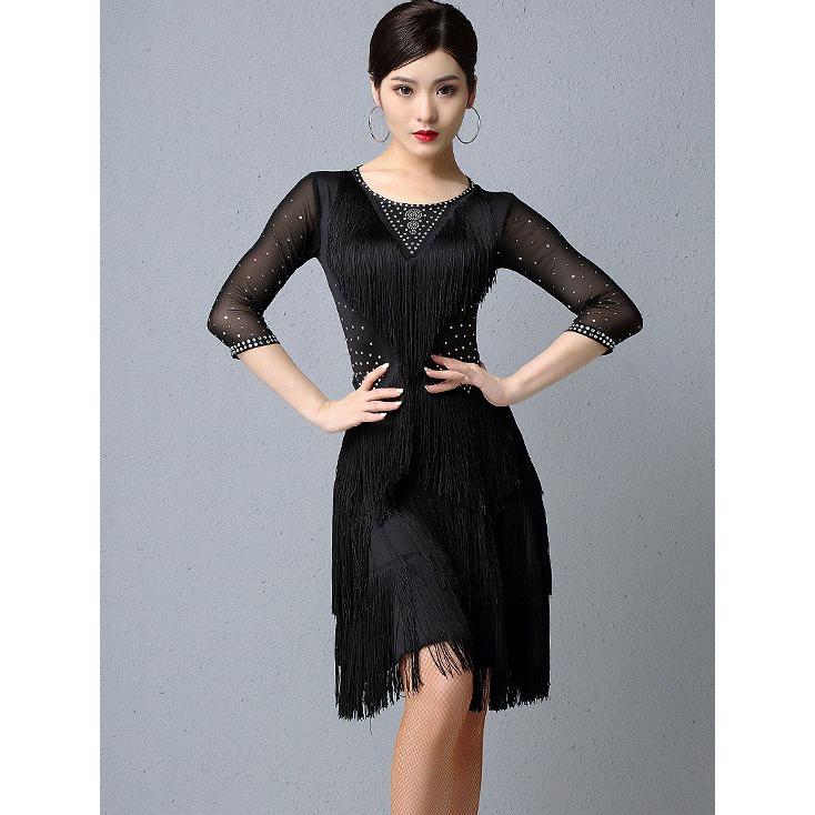 ラテンダンス衣装 社交ダンス衣装 ラテンドレス 社交ダンス ドレス