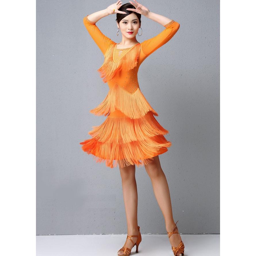 ラテンダンス衣装 社交ダンス衣装 ラテンドレス 社交ダンス ドレス