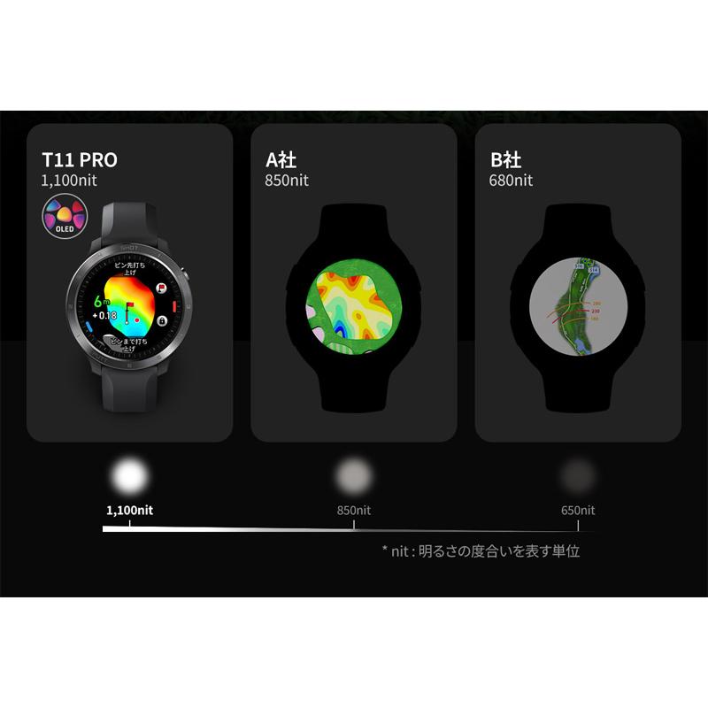 VOICE CADDIE（ボイスキャディ） T11PRO GPSゴルフナビ 腕時計型