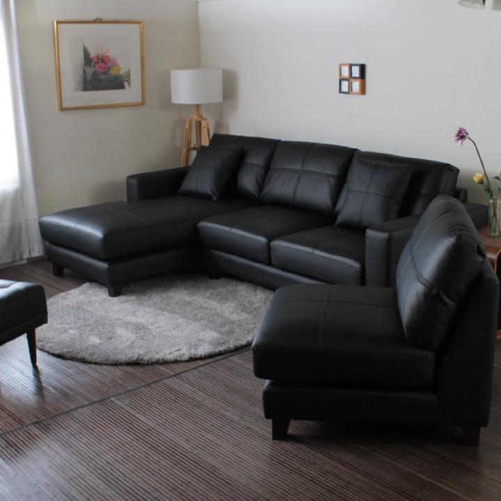 Lelax ソファ ソファー 革 レザー 本革 カウチソファ 4人掛けソファ