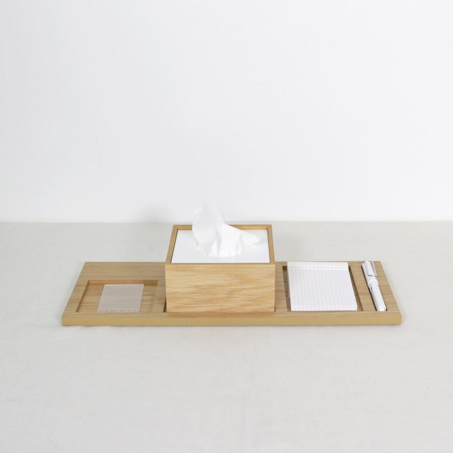 ハーフ/オーク白/上フタ式＞木製ティッシュボックス : HOTELS by L.E.S