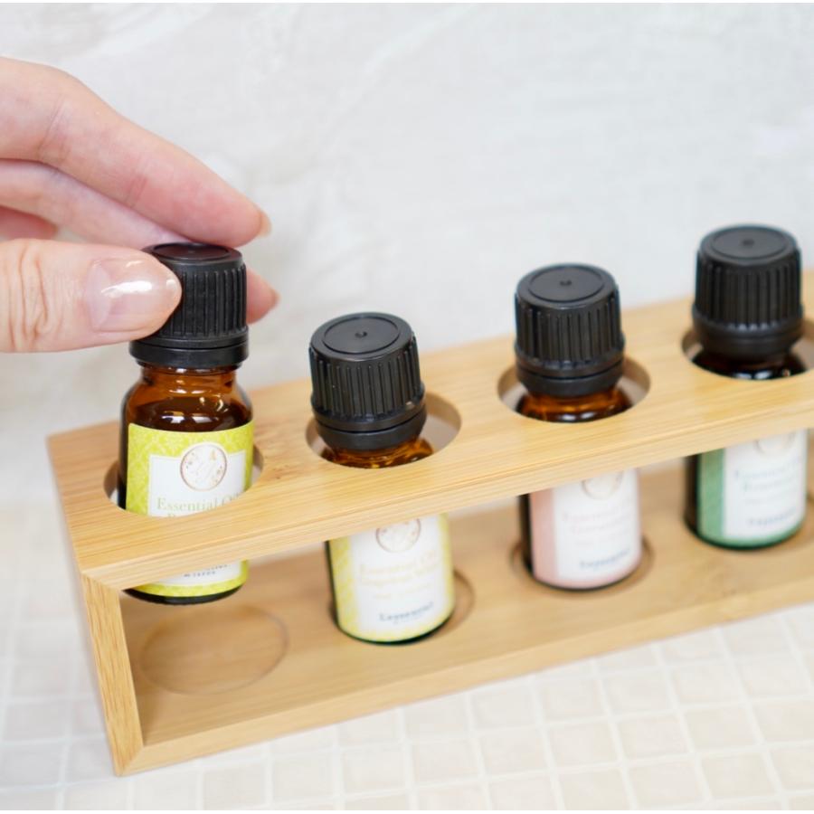 アロマディスプレイスタンド】6本用 エッセンシャルオイル 精油 収納
