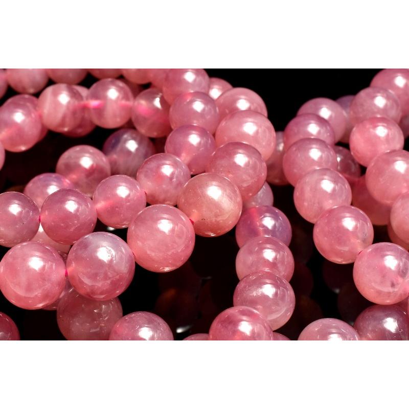 マダガスカル産 パープルスターローズクォーツ 7.5mm ブレスレット 1個