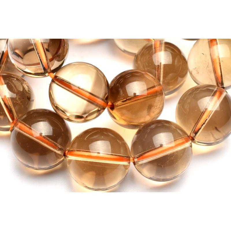 1点物】透明度抜群◇スモーキー ウイスキーシトリン 11.5mm