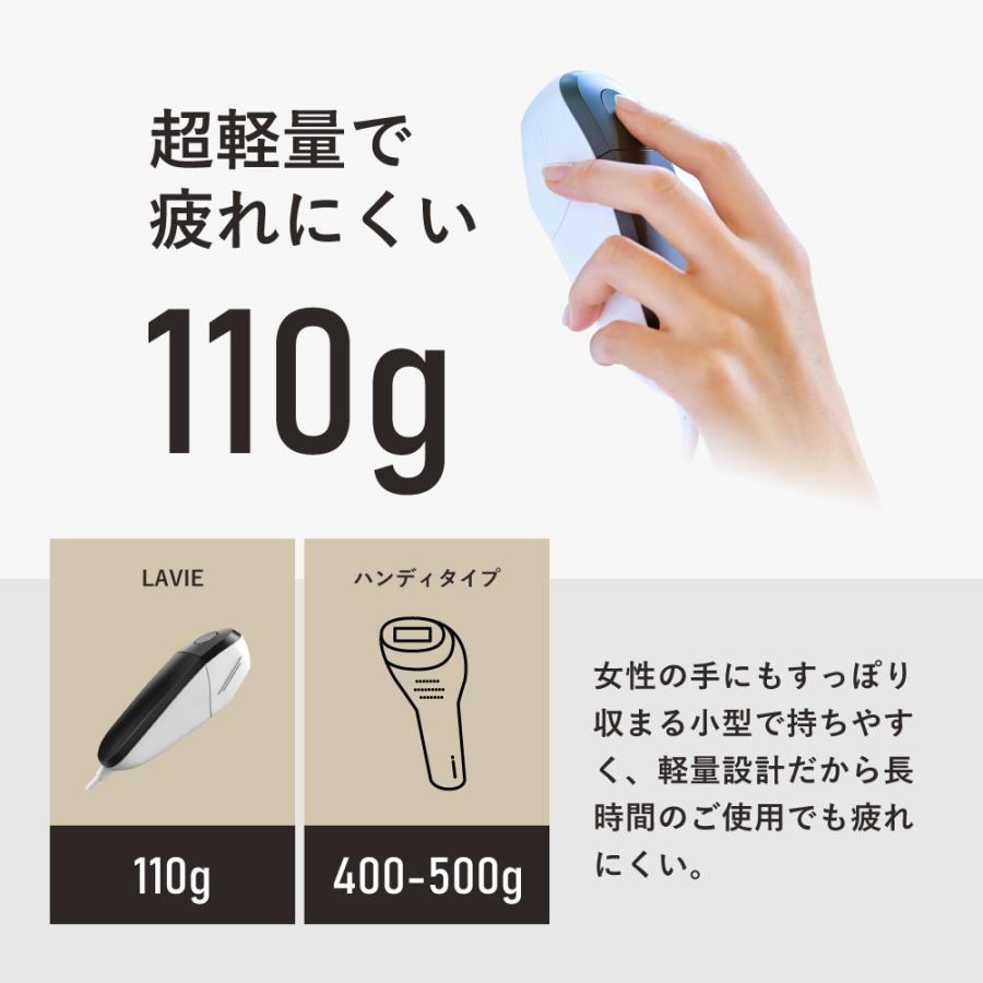 LAVIE（ラヴィ） LAVIE公式 LVA600 基本セット 美顔器 脱毛器 女性 vio