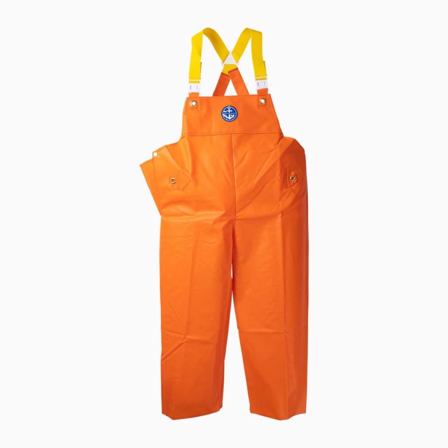 尾崎産業 マリンレリー 漁師用合羽 レスキューオレンジ 3Lサイズ 胸