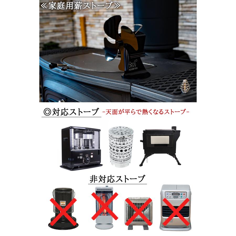 FUTURE FOX FUTURE FOX FOX-FAN ストーブファン 薪ストーブファン エコ