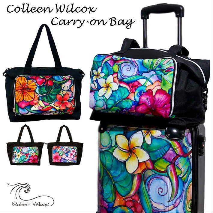 Colleen Wilcox（コリーンウィルコックス） キャリーオンバック 機内