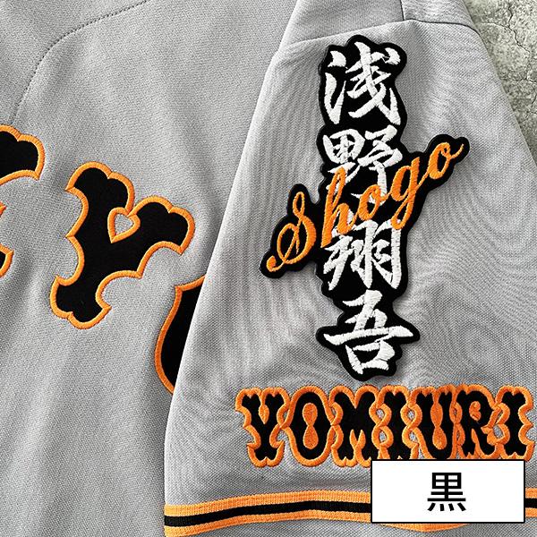 メール便送料無料】読売 ジャイアンツ 巨人 刺繍ワッペン 浅野 ネーム