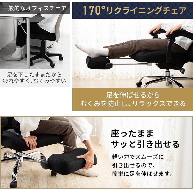 ゲーミングチェア オフィスチェア 新生活 メッシュ リクライニング