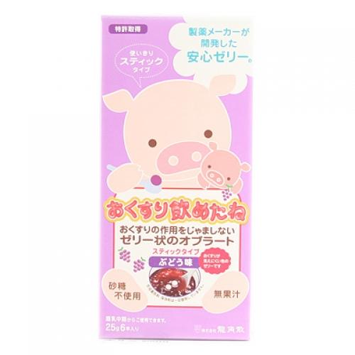 おくすり飲めたね スティックタイプ ぶどう味（25g×6本入り） : くすり