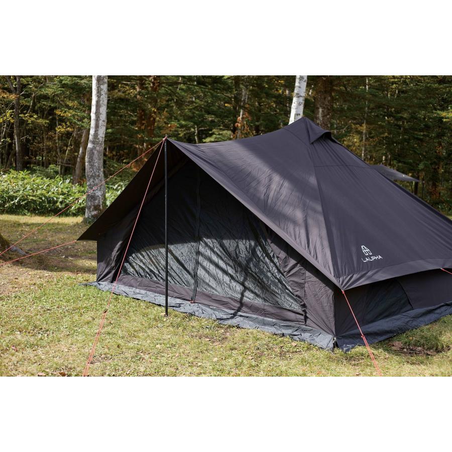 LALPHA ラルファ SIDE-3 TC BK TP-400BK ワンポールテント : LALPHA
