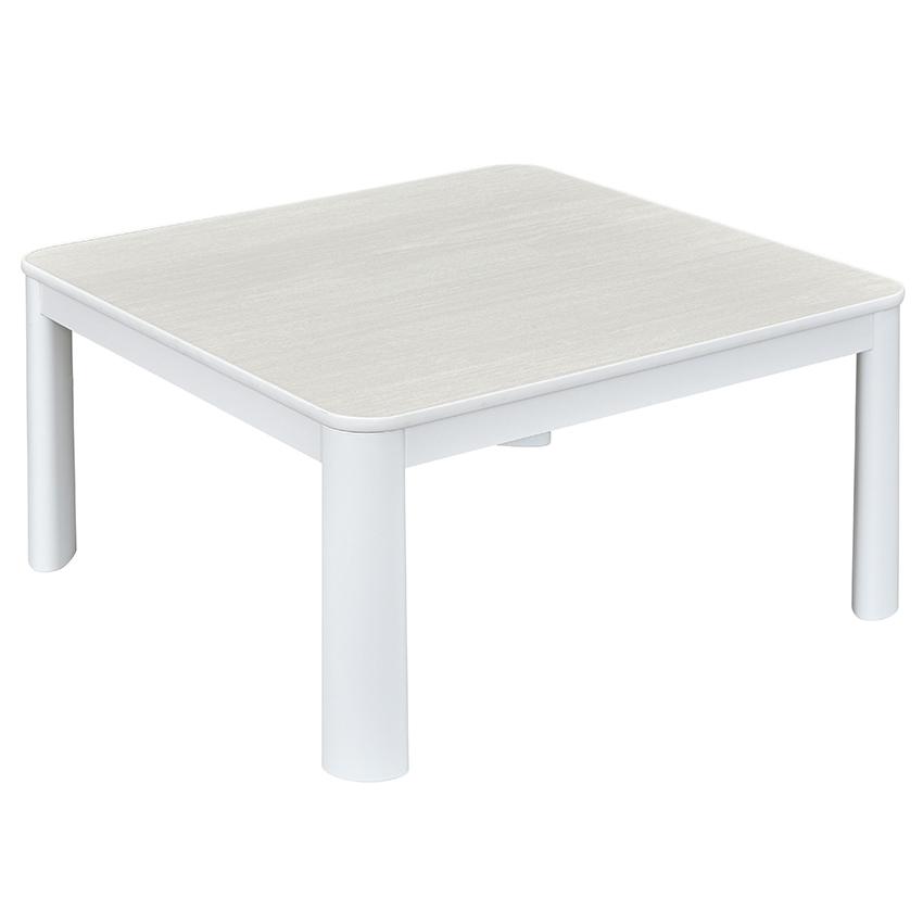 おおたけ カジュアルこたつ 幅75×奥行75×高さ38cm MVK-LP75WH 本体のみ