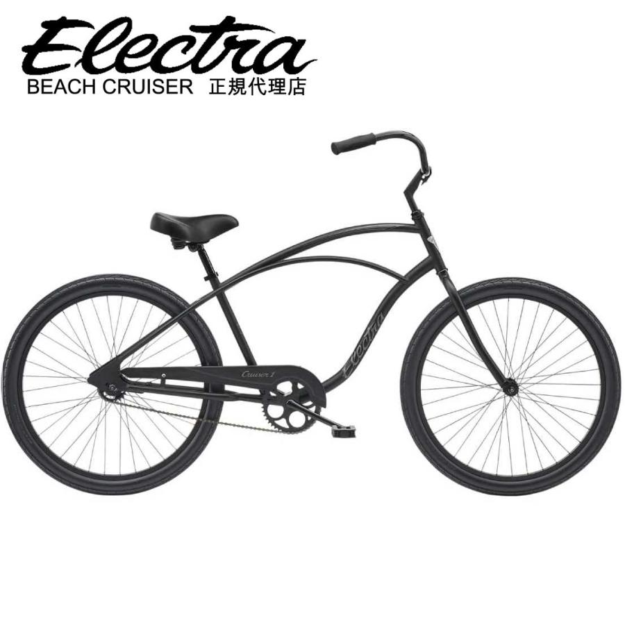 自転車 ELECTRA CRUISER-1-MatteBlack エレクトラ ビーチクルーザー 26