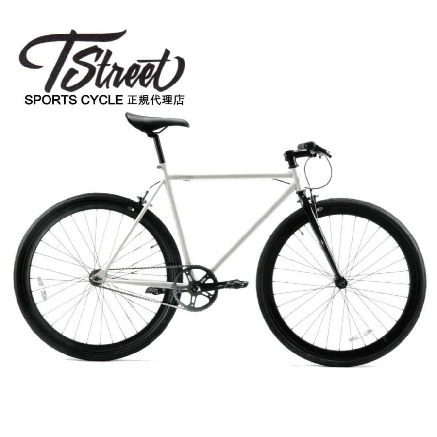 自転車 T-STREET 700C-1SP グロスホワイト フレームサイズ：510mm