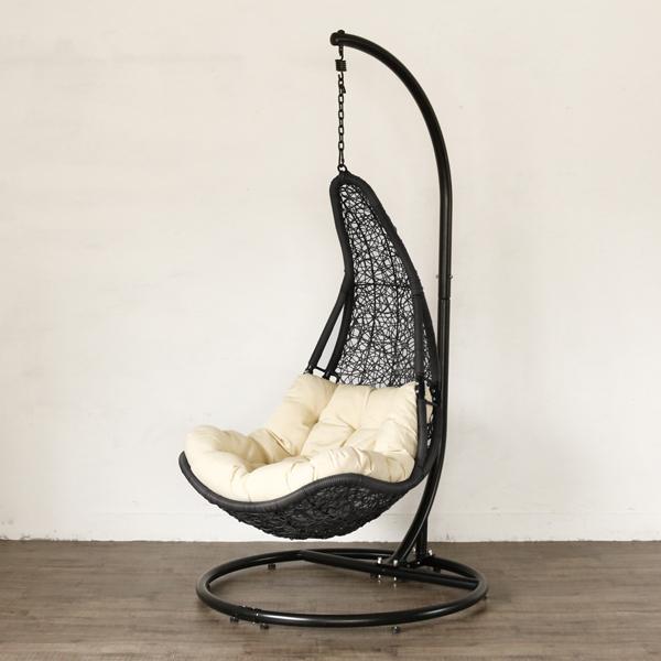 組立無料 ハンギングチェア おしゃれ 室内 ガーデン C501BKWV 爆買