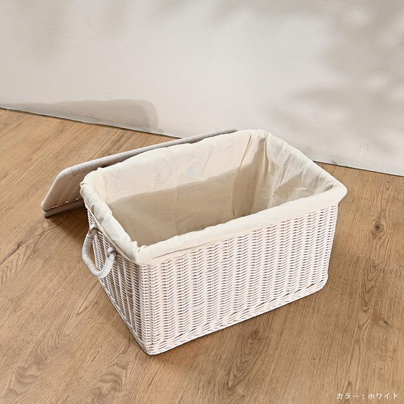 籐家具 ラタン製 収納ボックス バスケット GK520M 爆買 : ランドマーク
