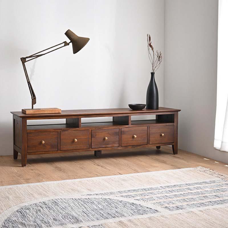 アウトレット テレビ台 ローボード 147cm幅 おしゃれ チーク無垢材