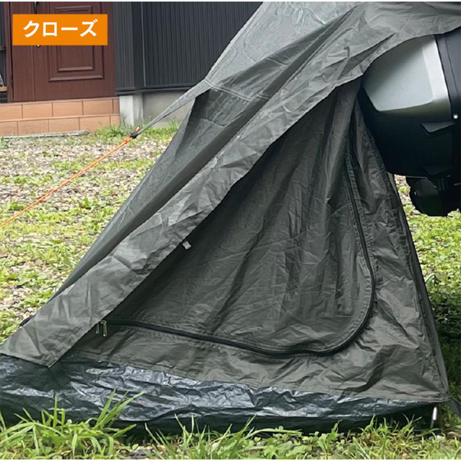 LANDFIELD ツーリングテント バイクテント ライダー 耐水圧 3000mm