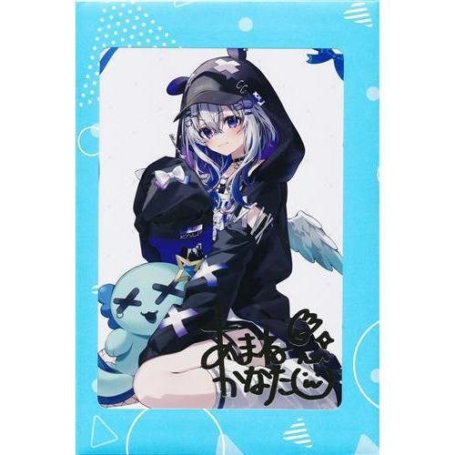 ホロライブ 活動4周年記念 箔押し複製サイン入りポストカード 天音かな